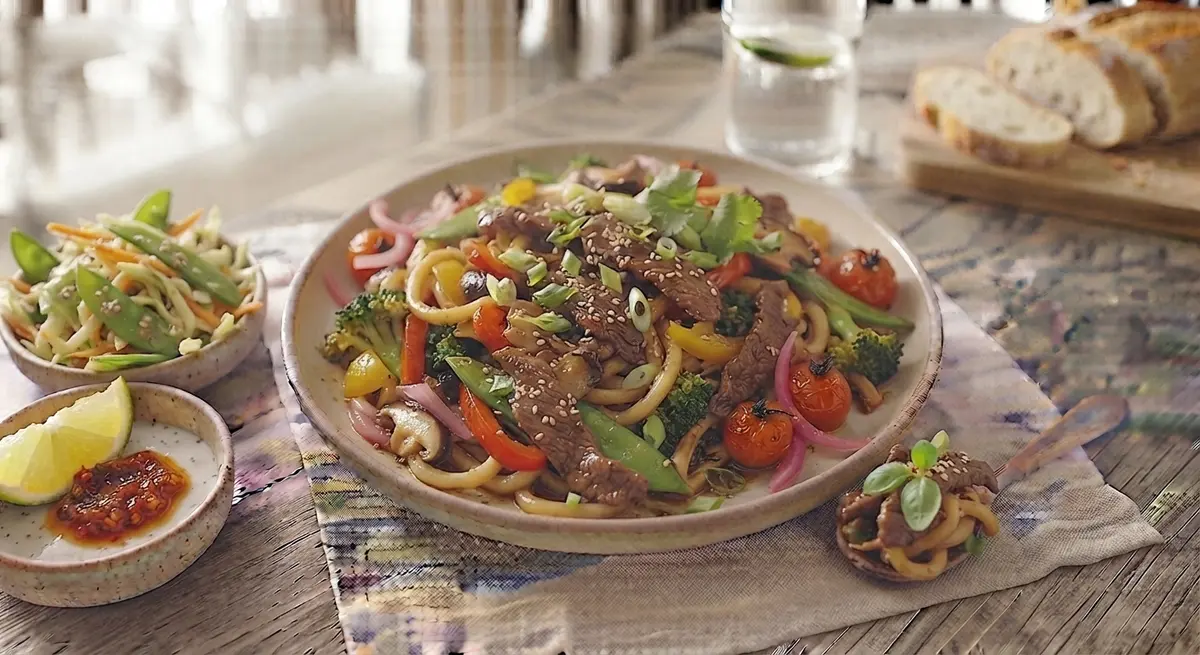 Savory Beef Stir-Fry with Noodles